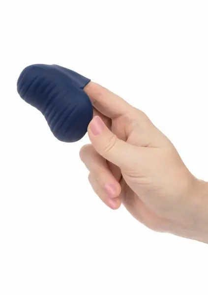 CalExotics Cashmere Dual Finger Massager Flexible Silicone IPX7 Pink