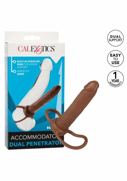 CalExotics California Exotic Accommodator Dual Penetrator Adjustable System 13cm