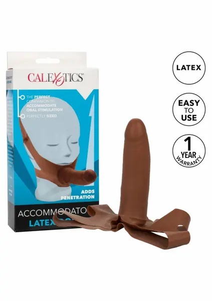 California Exotic The Accommodator Latex Dual-Action Intimate System 5”
