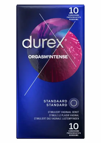 Durex Orgasm Intense 6x10 Pleasure-Fit Textured Condoms