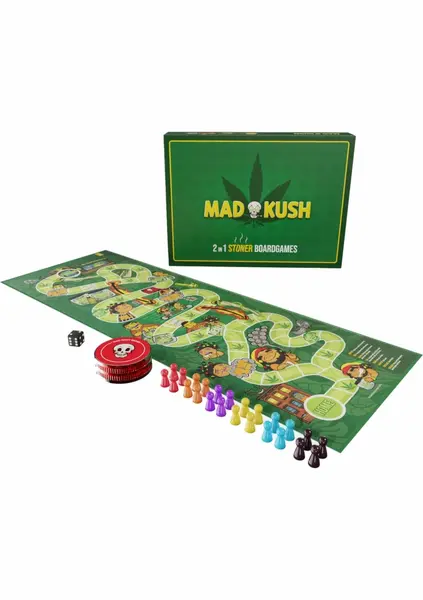 MadKush Game Board Set - Double-Sided Strategy & Party Edition