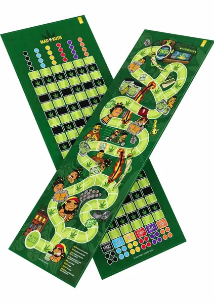 MadKush Game Board Set - Double-Sided Strategy & Party Edition
