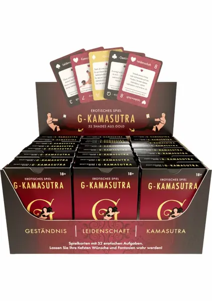 G Kamasutra Cards 24 pcs Multilingual Intimacy Game Set