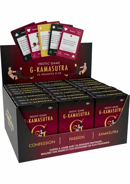G Kamasutra Cards 24 pcs Multilingual Intimacy Game Set
