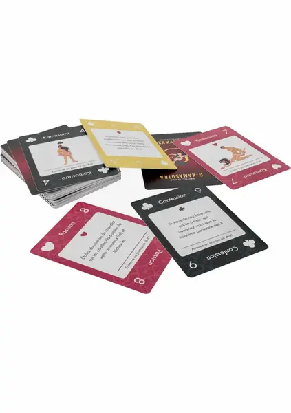 G Kamasutra Cards 24 pcs Multilingual Intimacy Game Set