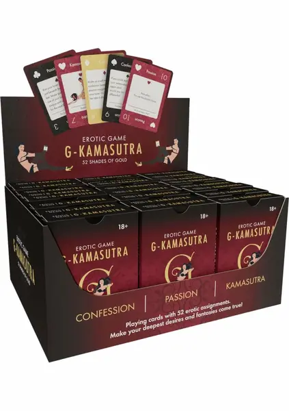 G Kamasutra Cards 24 pcs Multilingual Intimacy Game Set