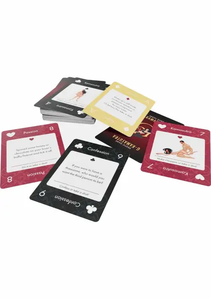 G Kamasutra Cards 24 pcs Multilingual Intimacy Game Set