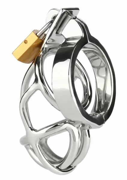Mr. Steel San Quentin Stainless Chastity Cage - Secure Ventilated System
