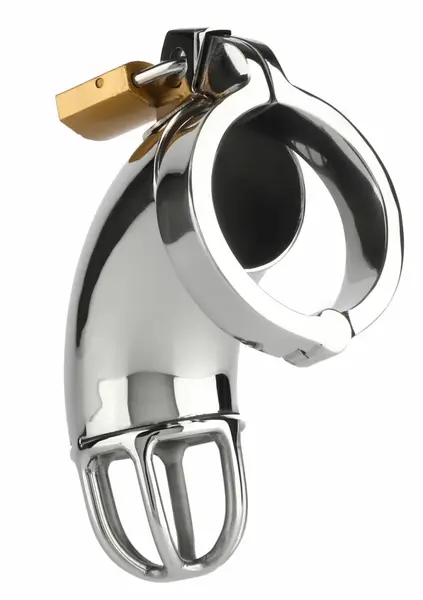 The Tool Bin Mr. Steel Chastity Cage Stainless Steel Secure System