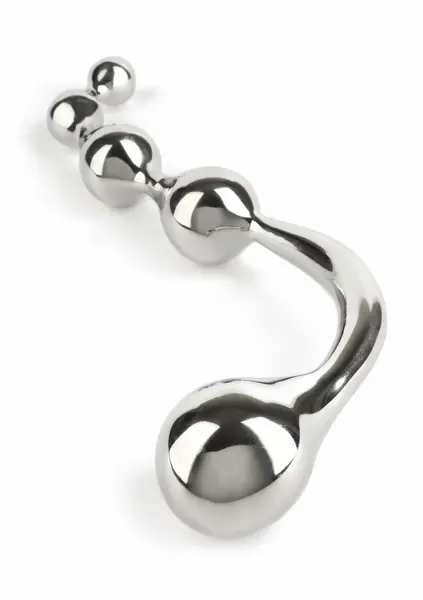 Mr. Steel Twisted Desire Bulb Wand Stainless Steel Ergonomic Tool