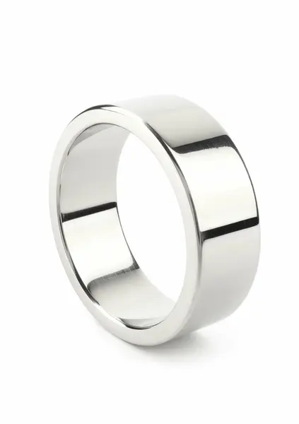 Mr. Steel Mega Wide Band C-Ring 50mm Stainless Steel Comfort Fit