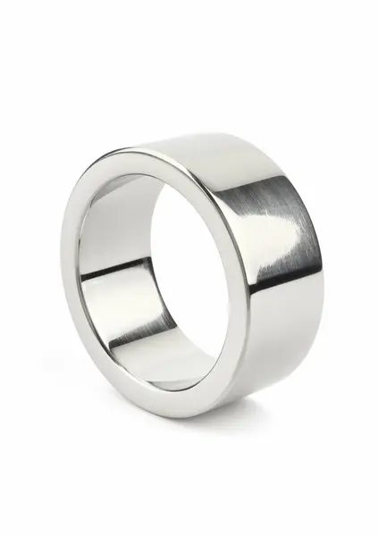 Mr. Steel Mega Wide Band C-Ring 40mm Stainless Steel Comfort Fit