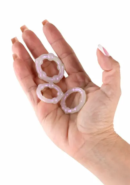 Fantasia Intensity Rings Set - Flexible TPE, Multi-Color, Assorted Sizes