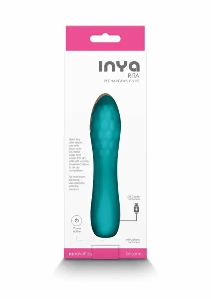 INYA Rita Compact Rechargeable Silicone Intimate Device Pink