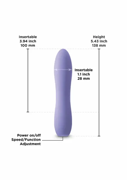 INYA Ruse Compact Rechargeable Silicone Device, 10 Modes, Pink