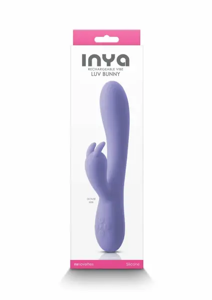 INYA Luv Bunny Silicone Intimate Device 16 Functions Pink