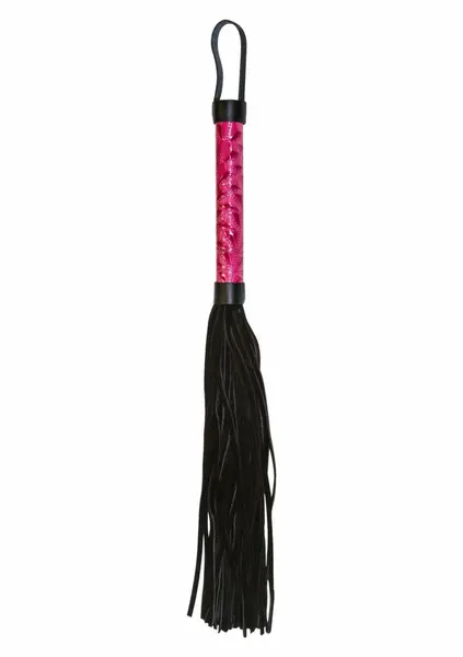 Sportsheets Whip Vinyl & Leather Black - Flexible Impact Tool