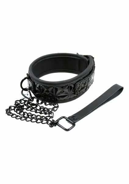Sportsheets Collar Adjustable Vinyl-Neoprene Black 657447092244