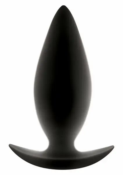 Renegade Spades Medium Silicone Plug - Ergonomic Black Design