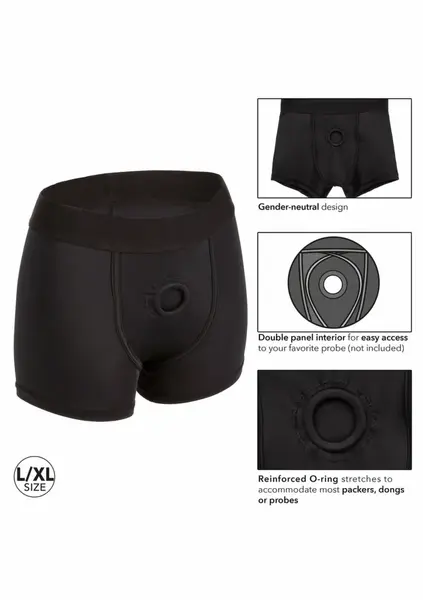CalExotics Her Royal Harness Boxer Brief S/M - Comfortable Support System