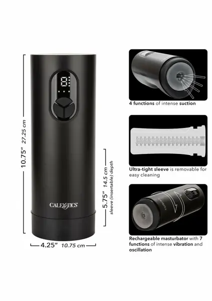 Bionic Vibro Stroker Oscillation & Suction Wireless Intimate Device