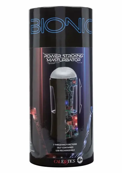 Bionic Power Stroking Intimate Machine 7-Function Black 716770104380