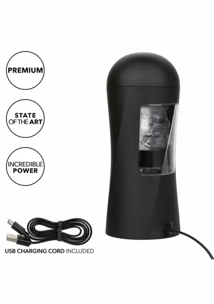 Bionic Power Stroking Intimate Machine 7-Function Black 716770104380