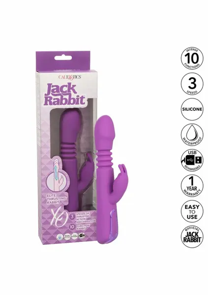 Pipedream Elite Thrusting Rabbit Dual-Action Intimate Machine Pink