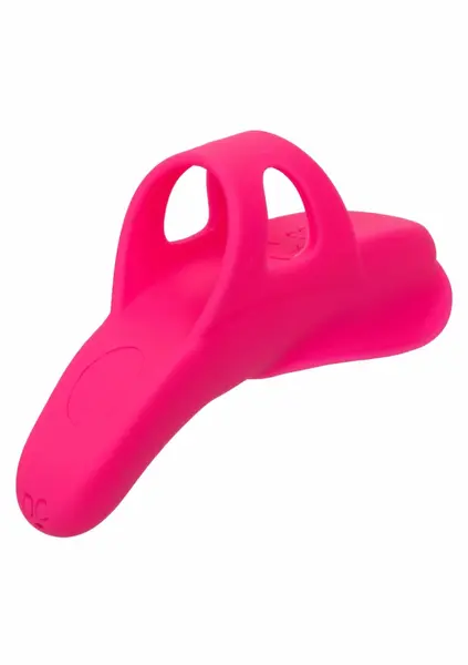 Neon Vibes The Nubby Vibe Finger Massager, 10 Modes, Waterproof, Pink