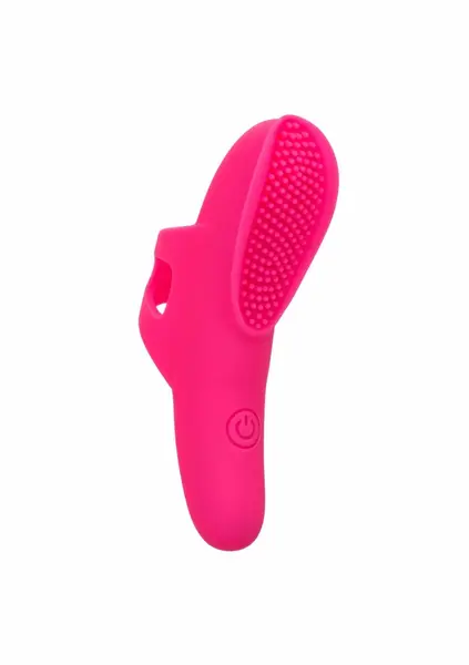 Neon Vibes The Nubby Vibe Finger Massager, 10 Modes, Waterproof, Pink