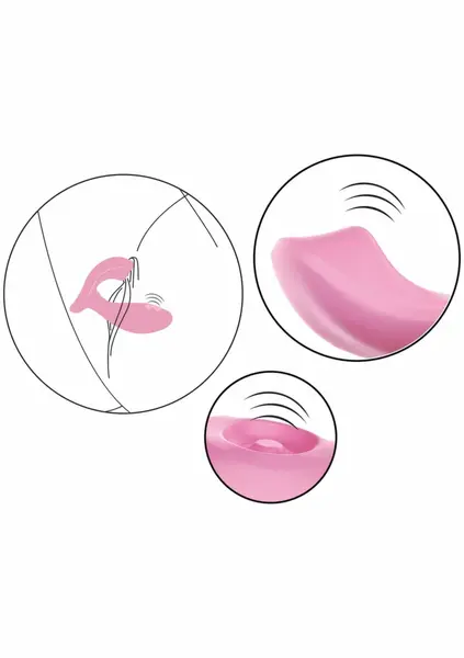 ToyJoy Flamingo Pulsating G-spot L-Shaped Intimate Device Pink 8713221833396