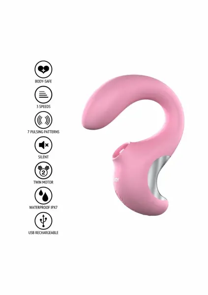 ToyJoy Twist C-Shaped Intimate Vibrator by Twist - Ergonomic Precision Design