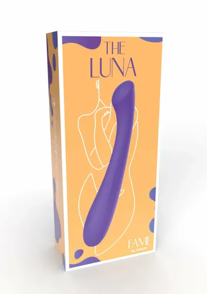 TOYJOY The Luna G-Spot Vibrator Silicone Rechargeable Pink 7 Modes