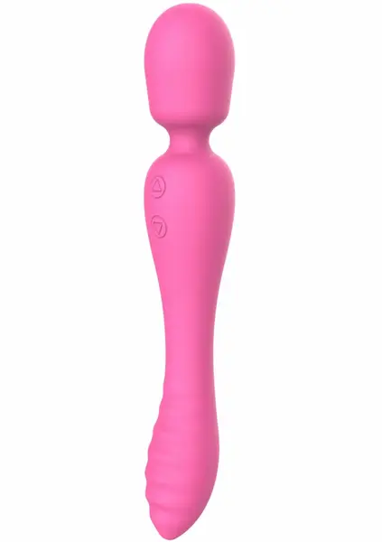 TOYJOY The Evermore 2-in-1 Massager Rechargeable Liquid Silicone Pink