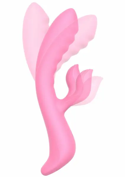 TOYJOY The Belle Rabbit Vibrator Pink Ergonomic Dual-Action Model