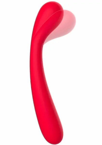 TOYJOY The Dash G-Spot Vibrator Dual Motor Liquid Silicone Pink