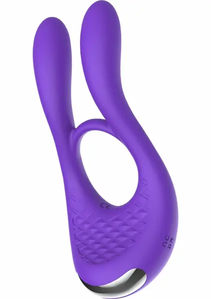 ToyJoy Joy Ride To Paradise Silicone Vibrating Ring with Rabbit Ears