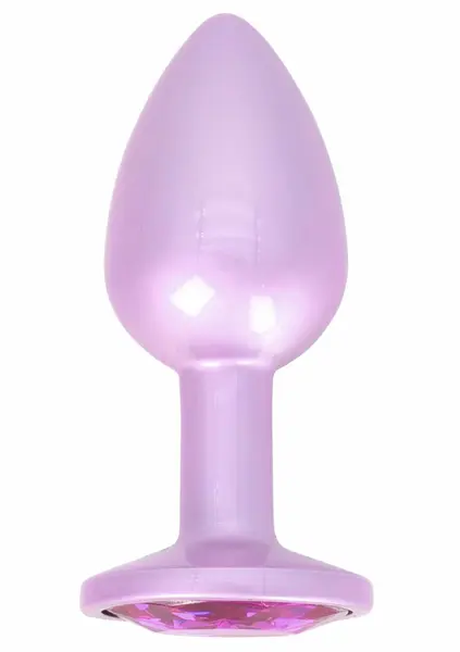 ToyJoy HAPPINESS Shine Like A Star Plug with Gemstone Accent, Silicone, Black