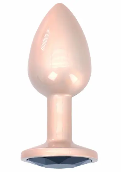 ToyJoy HAPPINESS Shine Like A Star Plug Silicone Gemstone Base Black S