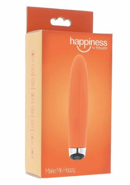 ToyJoy SMILE Make Me Happy Vibrator Silicone USB Splashproof Pink