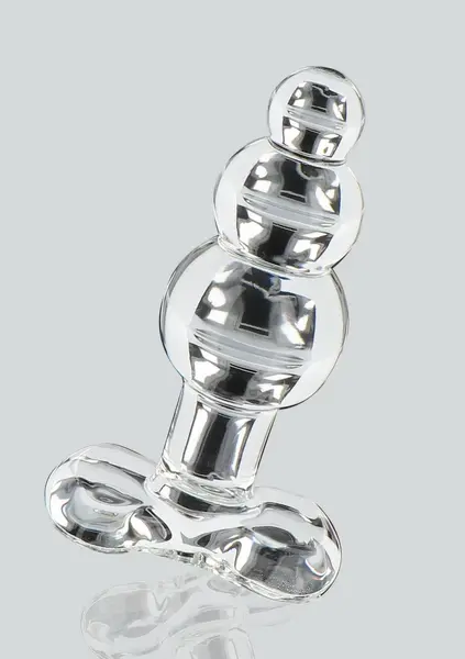 TOYJOY GLASS WORXX Crystal Anal Jewel - Glass Plug with Flared Base