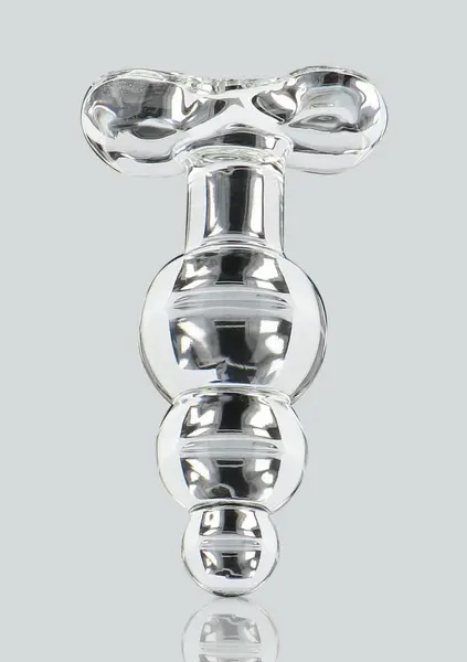 TOYJOY GLASS WORXX Crystal Anal Jewel - Glass Plug with Flared Base