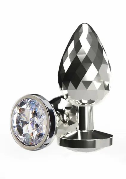 TOYJOY Disco Diamond Plug Medium Aluminium Faceted Gem Base