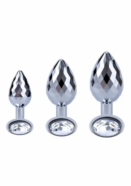 TOYJOY Disco Diamond Plug Medium Aluminium Faceted Gem Base