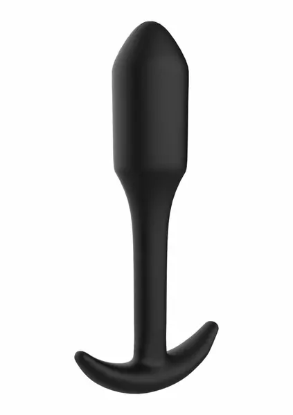 ToyJoy Smooth Plug Medium Silicone Anal Model 10.9cm Black
