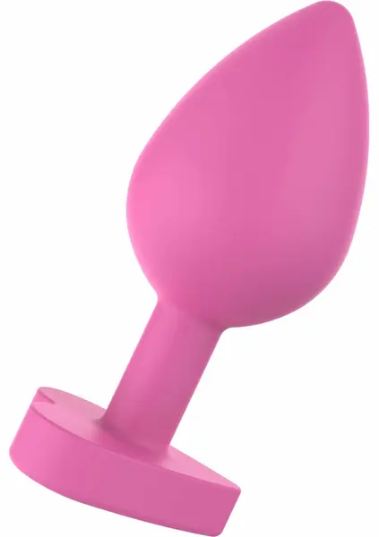 ToyJoy Booty Sweethearts Silicone Plug Heart Base Let's F*ck Black