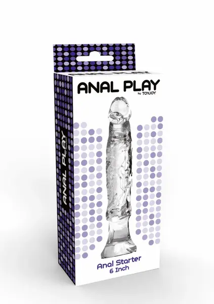 TOYJOY Anal Starter 16 cm Flexible Silicone Model for Beginners Black