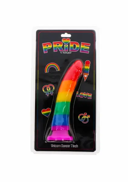 TOYJOY Unicorn Dancer 17.5 cm Silicone Rainbow Model