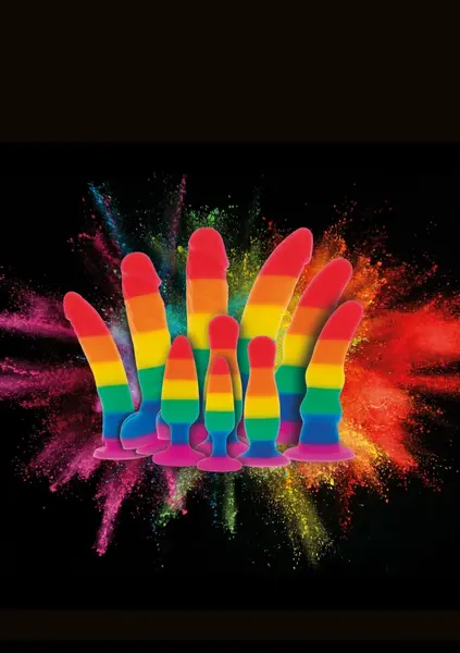 TOYJOY Unicorn Dancer 17.5 cm Silicone Rainbow Model