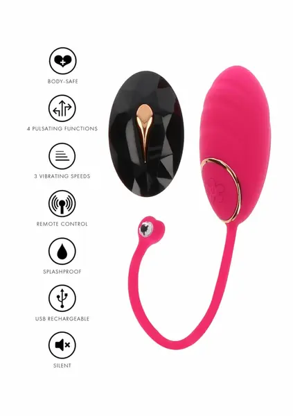 TOYJOY Lily Remote Egg IVY - Wireless Intimate Device, Pink